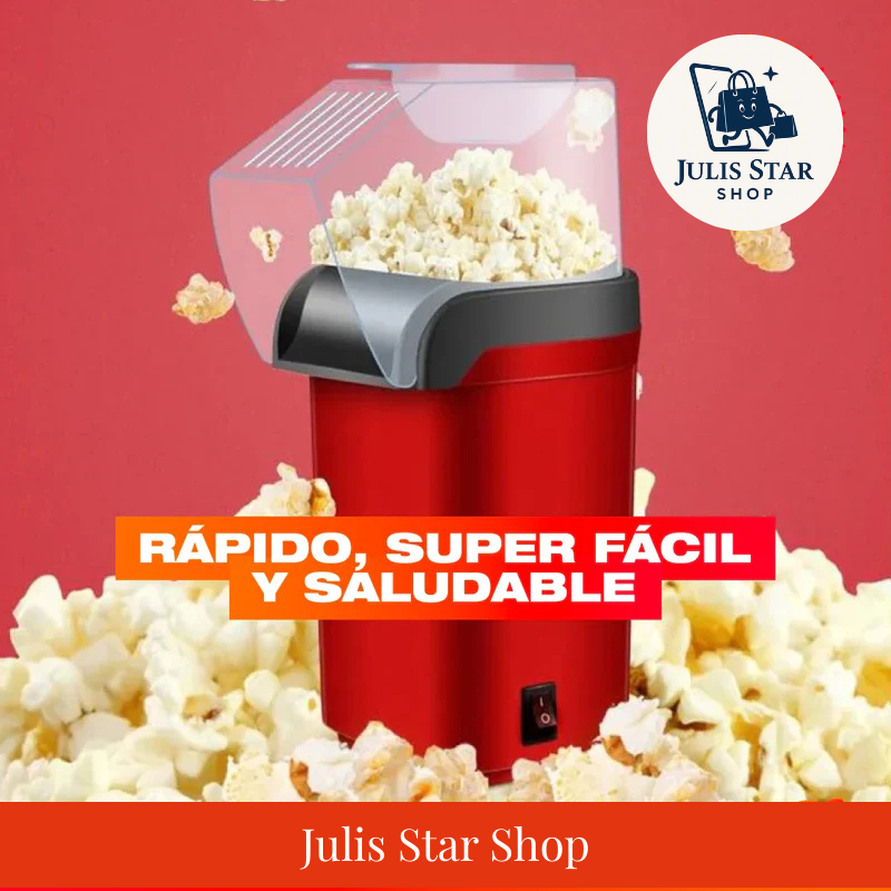 Máquina de pop corn de aire caliente - ¡Disfruta de tu snack favorito de manera saludable!