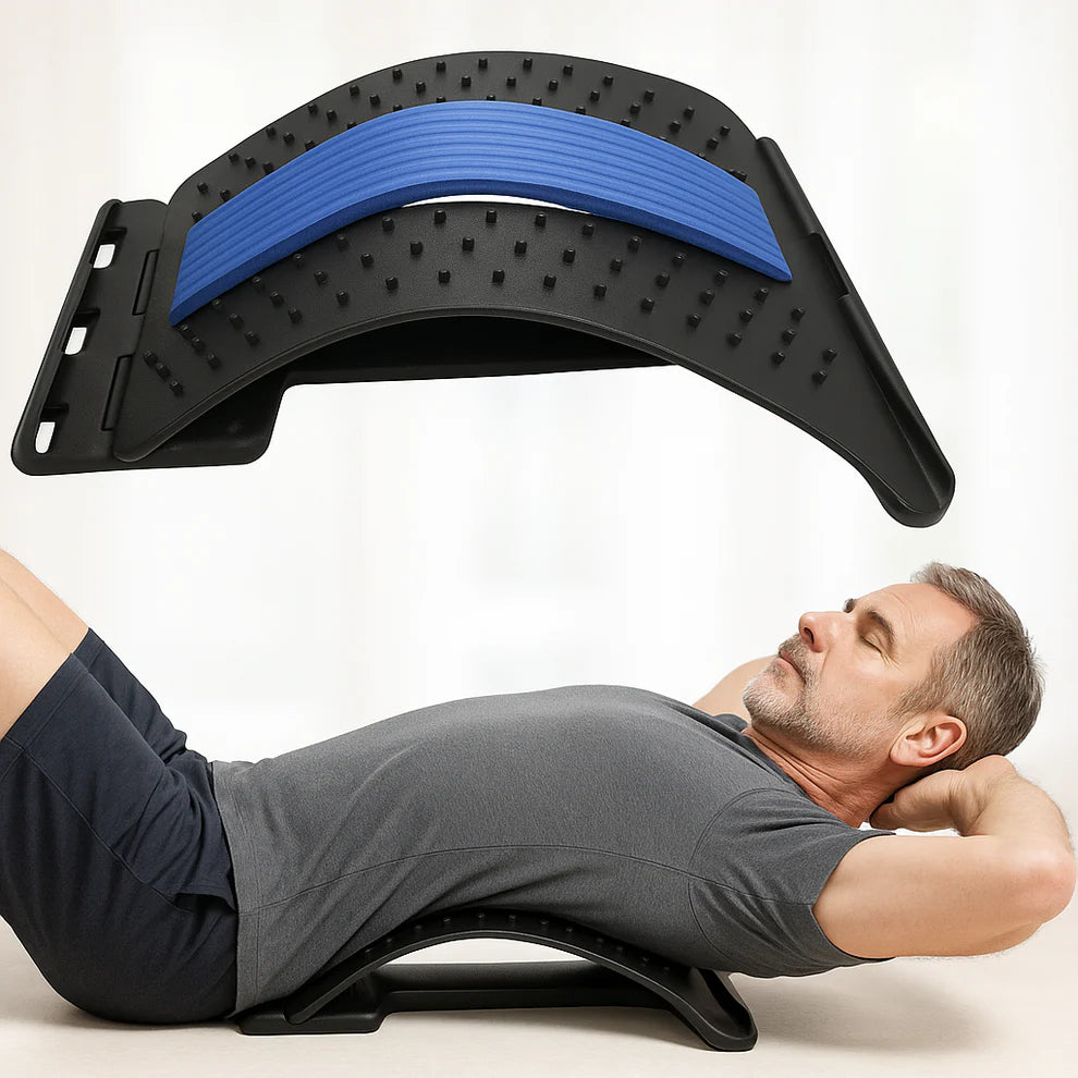 CrackBack™ l Novedoso Masajeador Estirador Lumbar - Alivia el dolor lumbar en solo 10 minutos al día