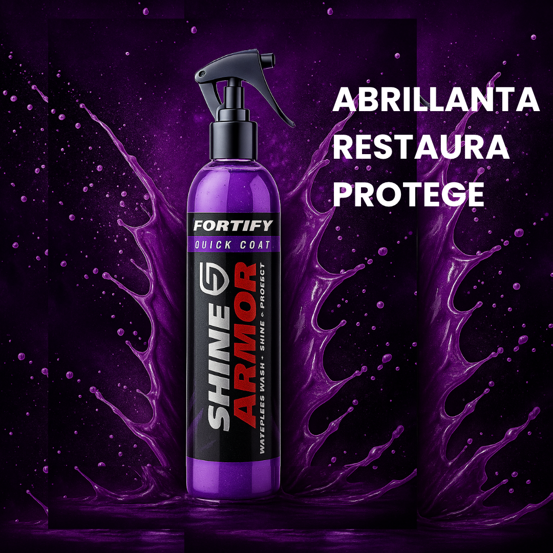 Shine Armor™ - Spray Premium Cerámico CERA RESTAURADORA DE PINTURA, BRILLO Y ELIMINA RASGUÑOS