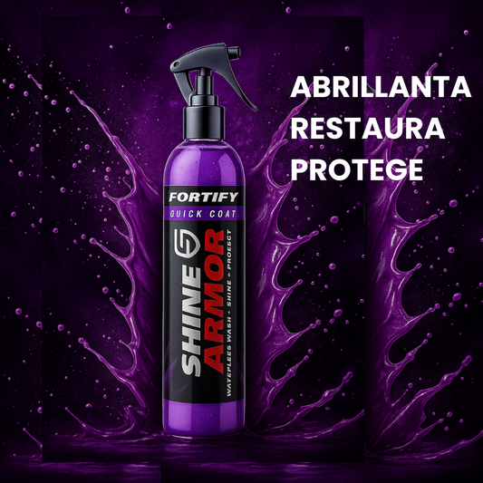 Shine Armor™ - Spray Premium Cerámico CERA RESTAURADORA DE PINTURA, BRILLO Y ELIMINA RASGUÑOS