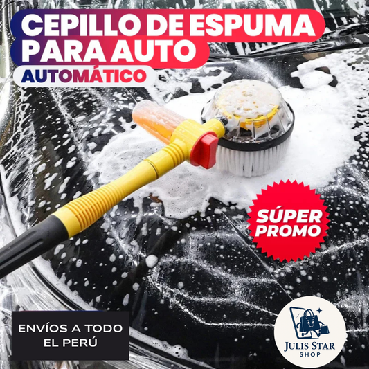 Cepillo limpiador automático 360° para vehículos