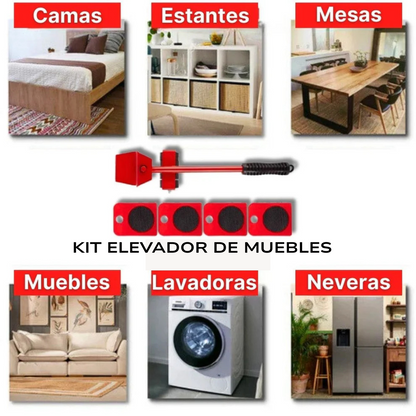 Kit Levanta Muebles Multifuncional - LiftMaster Pro