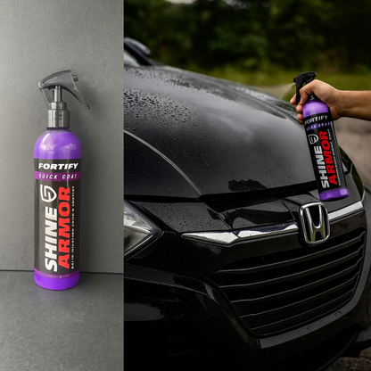 Shine Armor™ - Spray Premium Cerámico CERA RESTAURADORA DE PINTURA, BRILLO Y ELIMINA RASGUÑOS