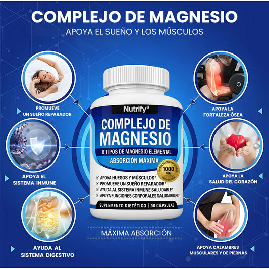 Magnesium Complex 8 en 1 - Energía, relajación y recuperación